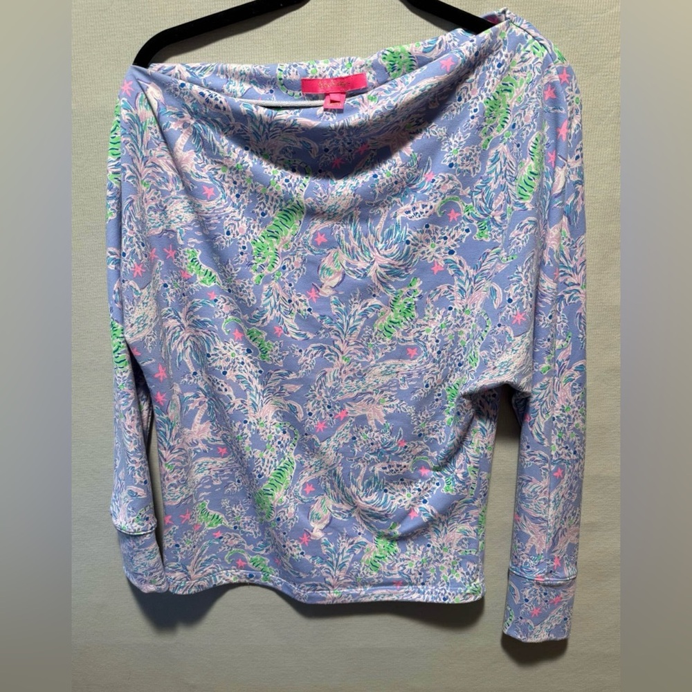 Lilly Pulitzer Pastel Floral Long Sleeve